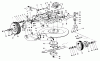 Toro 23267 - Lawnmower, 1978 (8000001-8999999) Ersatzteile FRAME AND CUTTER HOUSING ASSEMBLY