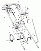 Toro 23267 - Lawnmower, 1978 (8000001-8999999) Ersatzteile HANDLE ASSEMBLY