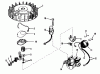 Toro 23267 - Lawnmower, 1978 (8000001-8999999) Ersatzteile MAGNETO MODEL NO. 610689A