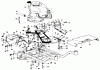 Toro 23267 - Lawnmower, 1981 (1000001-1999999) Ersatzteile ENGINE AND FRAME ASSEMBLY