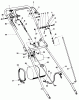 Toro 23267 - Lawnmower, 1981 (1000001-1999999) Ersatzteile HANDLE ASSEMBLY