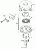 Toro 23267 - Lawnmower, 1983 (3000001-3999999) Ersatzteile REWIND STARTER NO. 590420