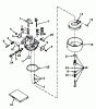 Toro 23267 - Lawnmower, 1985 (5000001-5999999) Ersatzteile CARBURETOR MODEL NO. 632253