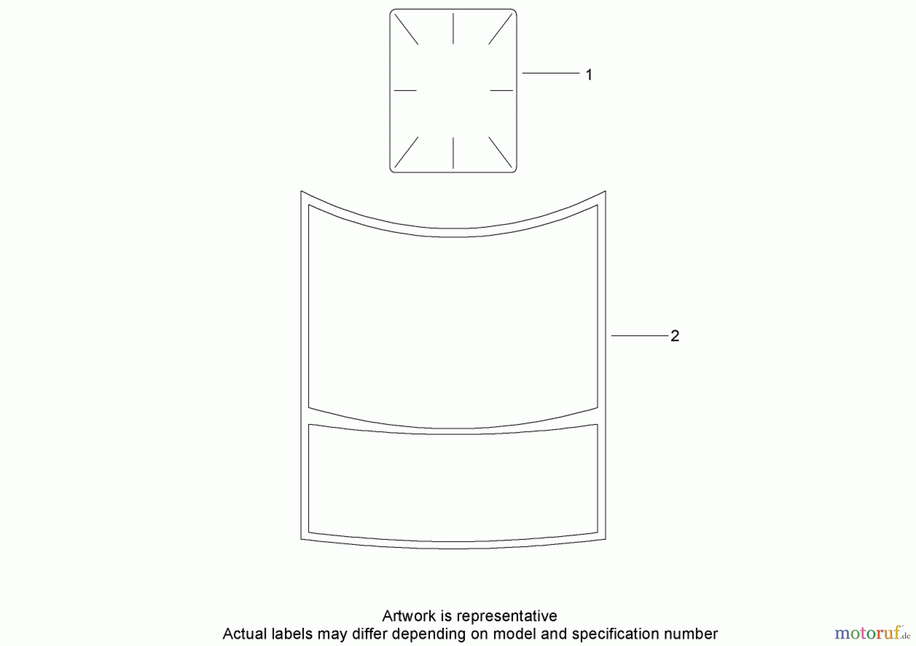  Toro Neu Mowers, Zero-Turn 136E (RZT420H) - Toro RZT420H Riding Mower, 2008 (280000001-280999999) DECAL ASSEMBLY KOHLER SV590-0023