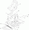 Toro 136E (RZT420H) - RZT420H Riding Mower, 2008 (280000001-280999999) Ersatzteile SEAT ASSEMBLY