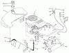 Toro 74101 (620-Z) - 620-Z Tractor, 1993 (390001-399999) Ersatzteile ENGINE & FUEL SYSTEM ASSEMBLY