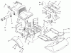Toro 74101 (620-Z) - 620-Z Tractor, 1993 (390001-399999) Ersatzteile FENDERS, FLOOR PAN & SEAT ASSEMBLY