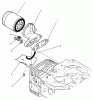 Toro 74101 (620-Z) - 620-Z Tractor, 1993 (390001-399999) Ersatzteile OIL FILTER ASSEMBLY