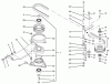 Toro 74101 (620-Z) - 620-Z Tractor, 1993 (390001-399999) Ersatzteile PTO ELECTRIC CLUTCH & DRIVE ASSEMBLY