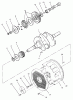 Toro 74021 (616-Z) - 616-Z Tractor, 1994 (490001-499999) Ersatzteile CRANKSHAFT, CAMSHAFT & FLYWHEEL ASSEMBLY