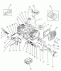 Toro 74021 (616-Z) - 616-Z Tractor, 1994 (490001-499999) Ersatzteile ENGINE CYLINDER BLOCK ASSEMBLY