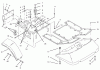 Toro 74021 (616-Z) - 616-Z Tractor, 1994 (490001-499999) Ersatzteile FENDERS & FLOOR PAN ASSEMBLY