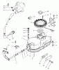 Toro 74021 (616-Z) - 616-Z Tractor, 1994 (490001-499999) Ersatzteile GEARCASE & IGNITION ASSEMBLY
