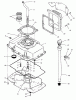 Toro 74021 (616-Z) - 616-Z Tractor, 1994 (490001-499999) Ersatzteile OIL BASE & FILL TUBE ASSEMBLY