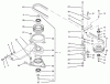 Toro 74021 (616-Z) - 616-Z Tractor, 1994 (490001-499999) Ersatzteile PTO ELECTRIC CLUTCH & DRIVE ASSEMBLY
