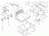 Toro 74021 (616-Z) - 616-Z Tractor, 1994 (490001-499999) Ersatzteile SEAT ASSEMBLY