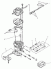 Toro 74021 (616-Z) - 616-Z Tractor, 1995 (590001-599999) Ersatzteile CARBURETOR COMPONENTS ASSEMBLY