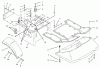 Toro 74021 (616-Z) - 616-Z Tractor, 1995 (590001-599999) Ersatzteile FENDERS & FLOOR PAN ASSEMBLY