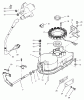 Toro 74021 (616-Z) - 616-Z Tractor, 1995 (590001-599999) Ersatzteile GEARCASE & IGNITION ASSEMBLY