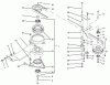 Toro 74021 (616-Z) - 616-Z Tractor, 1995 (590001-599999) Ersatzteile PTO ELECTRIC CLUTCH & DRIVE ASSEMBLY
