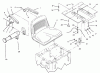 Toro 74021 (616-Z) - 616-Z Tractor, 1995 (590001-599999) Ersatzteile SEAT ASSEMBLY