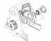 Toro 51580 (300) - 300 Clean Sweep, 1992 (2000001-2999999) Ersatzteile BLOWER HOUSING & MOTOR ASSEMBLY