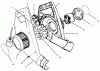 Toro 51580 (300) - 300 Clean Sweep, 1996 (69000001-69999999) Ersatzteile BLOWER HOUSING & MOTOR ASSEMBLY