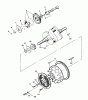 Toro 74140 (724-Z) - 724-Z Tractor, 1993 (39000001-39999999) Ersatzteile CRANKSHAFT, CAMSHAFT AND FLYWHEEL