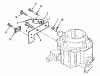 Toro 74140 (724-Z) - 724-Z Tractor, 1994 (49000001-49999999) Ersatzteile CHOKE LINKAGE