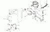 Toro 74140 (724-Z) - 724-Z Tractor, 1995 (590001-599999) Ersatzteile CARBURETOR, INTAKE MANIFOLD & FUEL PUMP