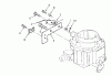 Toro 74140 (724-Z) - 724-Z Tractor, 1995 (590001-599999) Ersatzteile CHOKE LINKAGE