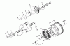 Toro 74140 (724-Z) - 724-Z Tractor, 1995 (590001-599999) Ersatzteile CRANKSHAFT, CAMSHAFT AND FLYWHEEL