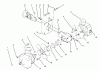 Toro 74140 (724-Z) - 724-Z Tractor, 1995 (590001-599999) Ersatzteile TRANSMISSION DRIVE