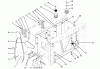 Toro 74140 (724-Z) - 724-Z Tractor, 1995 (590001-599999) Ersatzteile TRANSMISSION DRIVE FRAME
