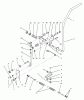 Toro 74140 (724-Z) - 724-Z Tractor, 1995 (590001-599999) Ersatzteile TRANSMISSION DRIVE LINKAGE