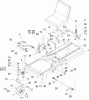 Toro 74301 (14-38Z) - 14-38Z TimeCutter Z Riding Mower, 2004 (240000001-240000893) Ersatzteile FRAME ASSEMBLY
