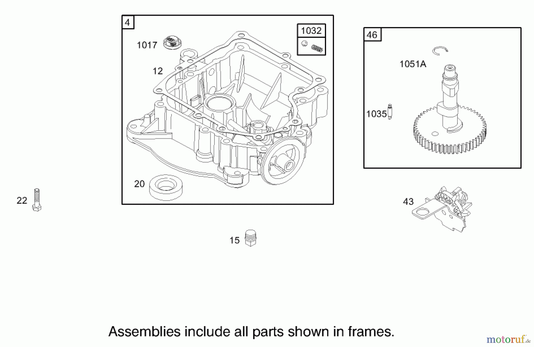 Toro Neu Mowers, Zero-Turn 74325 (16-42Z) - Toro 16-42Z TimeCutter Z Riding Mower, 2003 (230000001-230999999) CRANKCASE ASSEMBLY ENGINE BRIGGS AND STRATTON MODEL 286H77-0165-E1