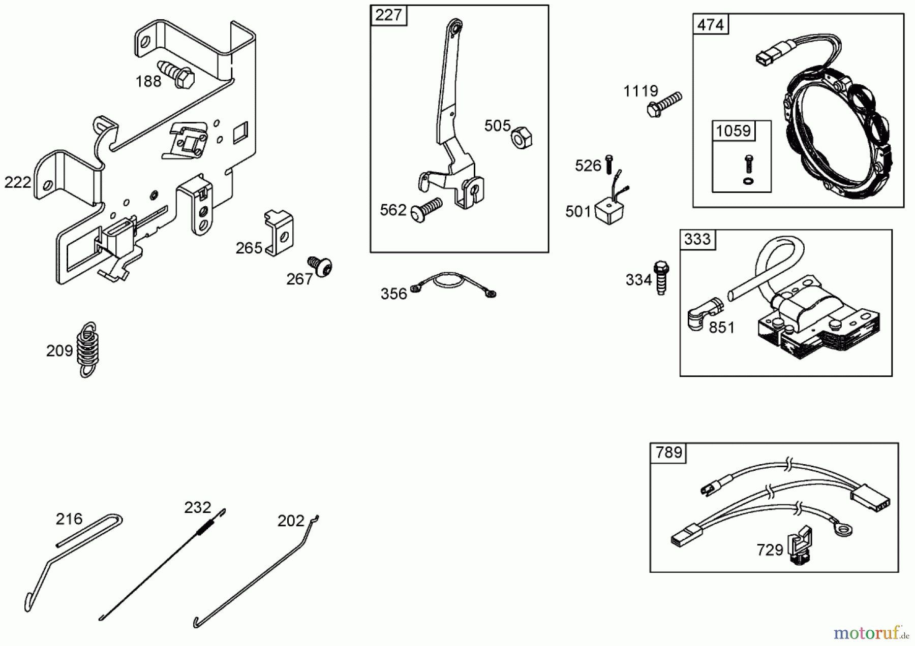  Toro Neu Mowers, Zero-Turn 74327 (Z420) - Toro TimeCutter Z420 Riding Mower, 2006 (260000001-260019999) GOVERNOR ASSEMBLY BRIGGS AND STRATTON 286H77-0165-E1
