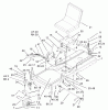 Toro 74350 (17-42Z) - 17-42Z TimeCutter Z Riding Mower, 2003 (230000001-230999999) Ersatzteile FRAME ASSEMBLY
