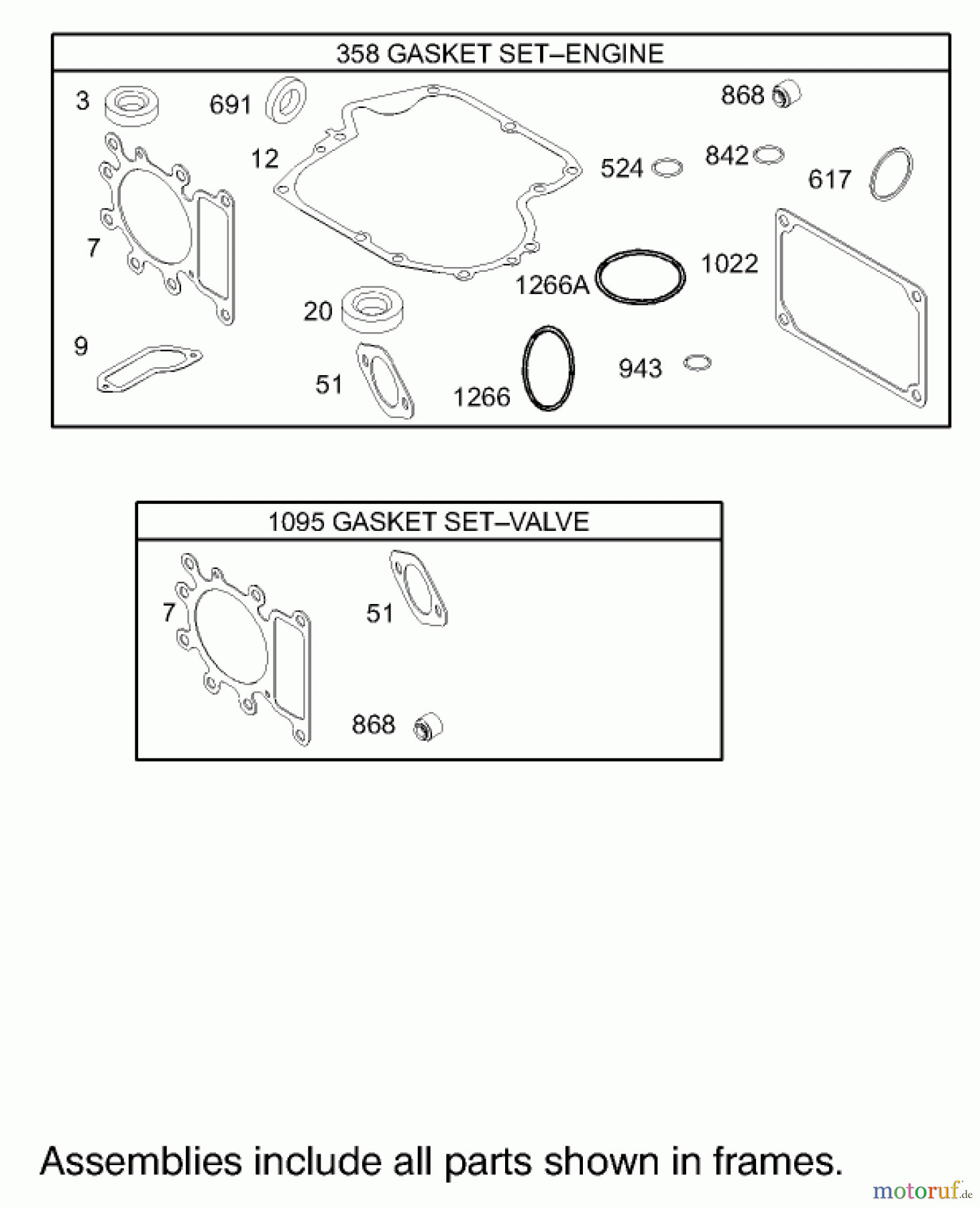 Toro Neu Mowers, Zero-Turn 74350 (17-42Z) - Toro 17-42Z TimeCutter Z Riding Mower, 2004 (240000001-240000178) GASKET ASSEMBLY BRIGGS AND STRATTON 31F777-0162-E1