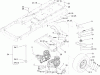 Toro 74353 (Z480) - TimeCutter Z480 Riding Mower, 2006 (260000001-260999999) Ersatzteile HYDRO AND BELT DRIVE ASSEMBLY