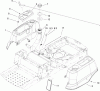Toro 74360 (Z4200) - TimeCutter Z4200 Riding Mower, 2007 (270000001-270999999) Ersatzteile STYLING AND FUEL SYSTEM ASSEMBLY