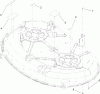 Toro 74360 (Z4200) - TimeCutter Z4200 Riding Mower, 2008 (280000001-280999999) Ersatzteile 42 INCH DECK ASSEMBLY NO. 110-6831