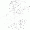 Toro 74360 (Z4200) - TimeCutter Z4200 Riding Mower, 2010 (310000001-310999999) Ersatzteile ENGINE AND CLUTCH ASSEMBLY