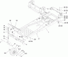 Toro 74363 (Z4200) - TimeCutter Z4220 Riding Mower, 2008 (280000001-280999999) Ersatzteile FRAME ASSEMBLY
