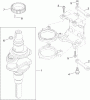 Toro 74363 (Z4200) - TimeCutter Z4220 Riding Mower, 2009 (290000505-290999999) Ersatzteile CRANKSHAFT ASSEMBLY KOHLER SV610-0211