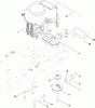 Toro 74366 (Z4235) - TimeCutter Z4235 Riding Mower, 2010 (310000001-310999999) Ersatzteile ENGINE AND CLUTCH ASSEMBLY