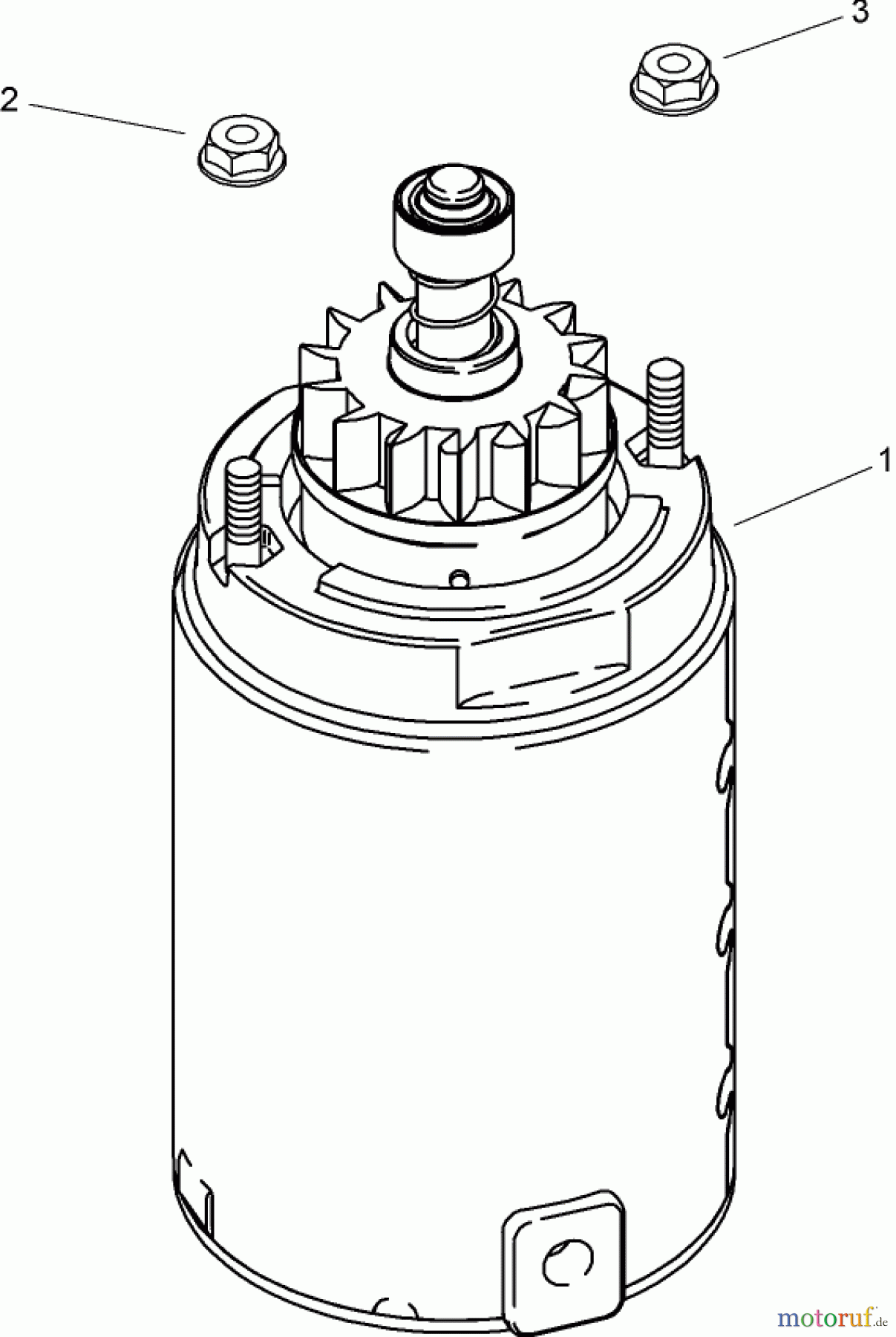 Toro Neu Mowers, Zero-Turn 74370 (Z5000) - Toro TimeCutter Z5000 Riding Mower, 2007 (270000001-270999999) STARTER ASSEMBLY KOHLER SV610-0020