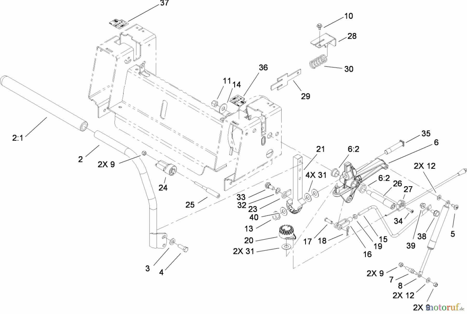  Toro Neu Mowers, Zero-Turn 74370 (Z5000) - Toro TimeCutter Z5000 Riding Mower, 2009 (290000001-290999999) CONTROL ASSEMBLY