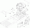 Toro 74370 (Z5000) - TimeCutter Z5000 Riding Mower, 2008 (280000001-280999999) Ersatzteile ENGINE AND CLUTCH ASSEMBLY